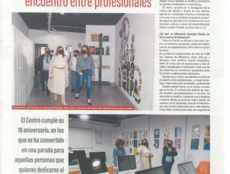 El diario local de Armilla se hace eco de los 10 años de Estación Diseño.