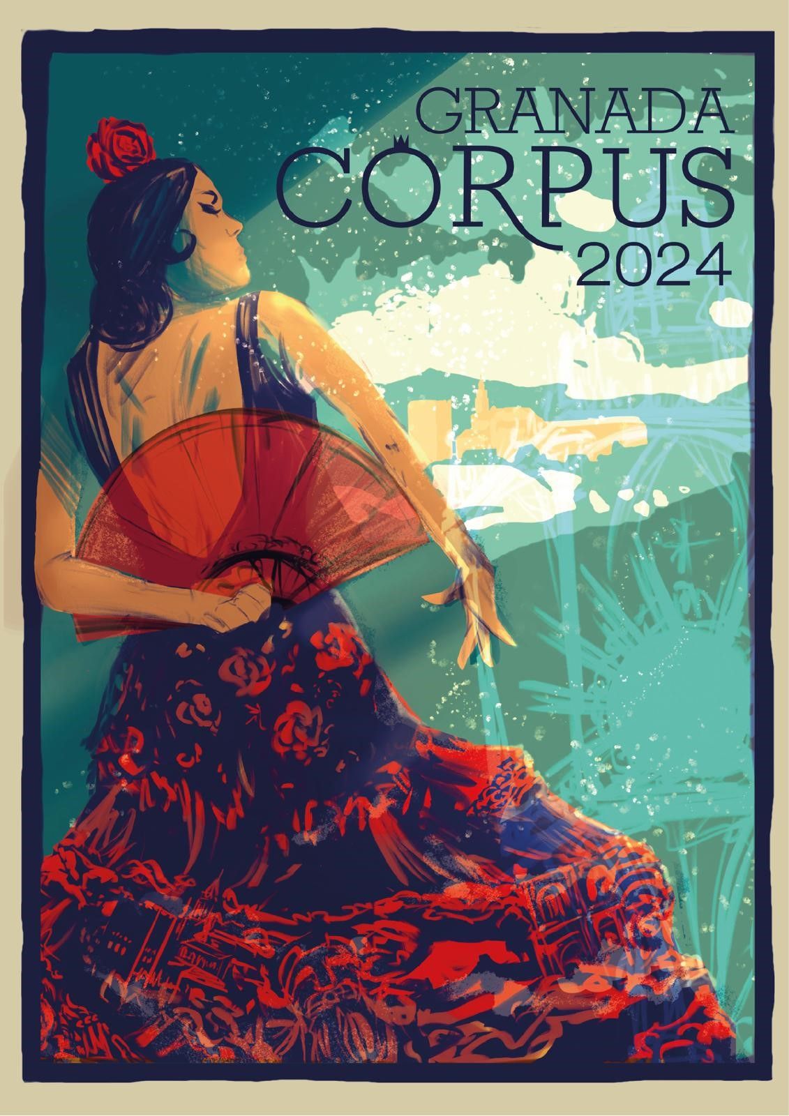 Nuestra alumna diseña el Cartel Oficial de la Feria de Granada