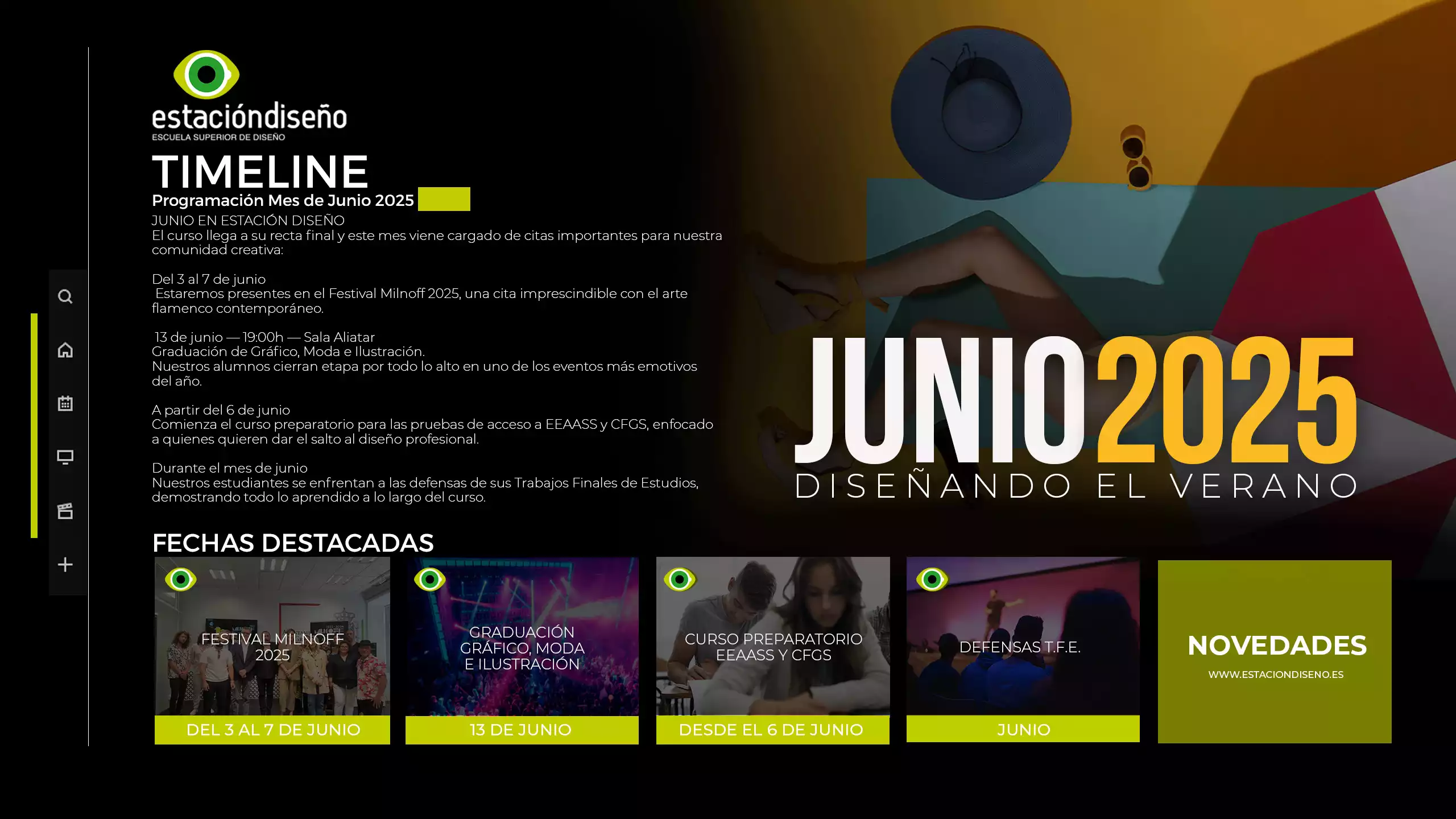 Junio en Estación Diseño: creatividad, emociones y nuevos comienzos