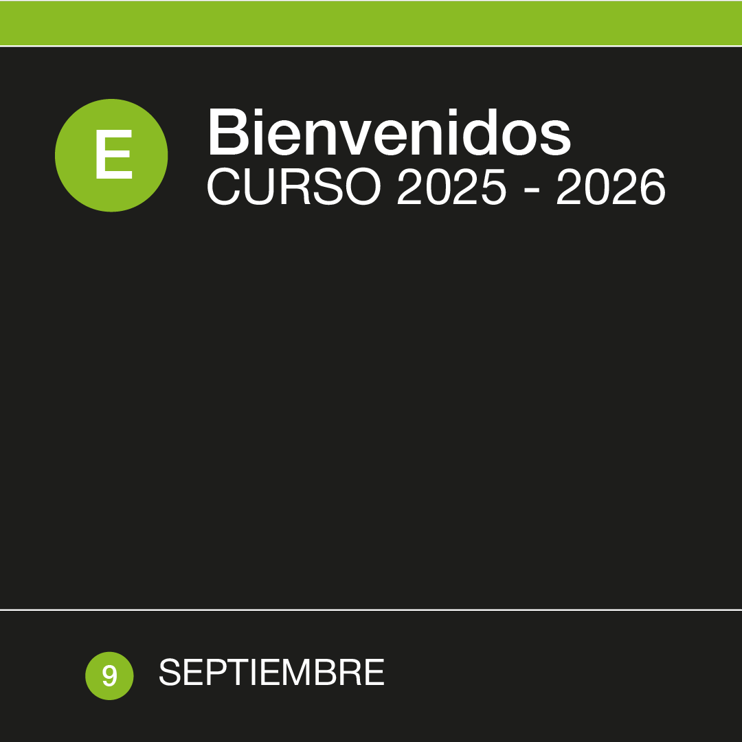 Bienvenidos al curso 2025 – 2026