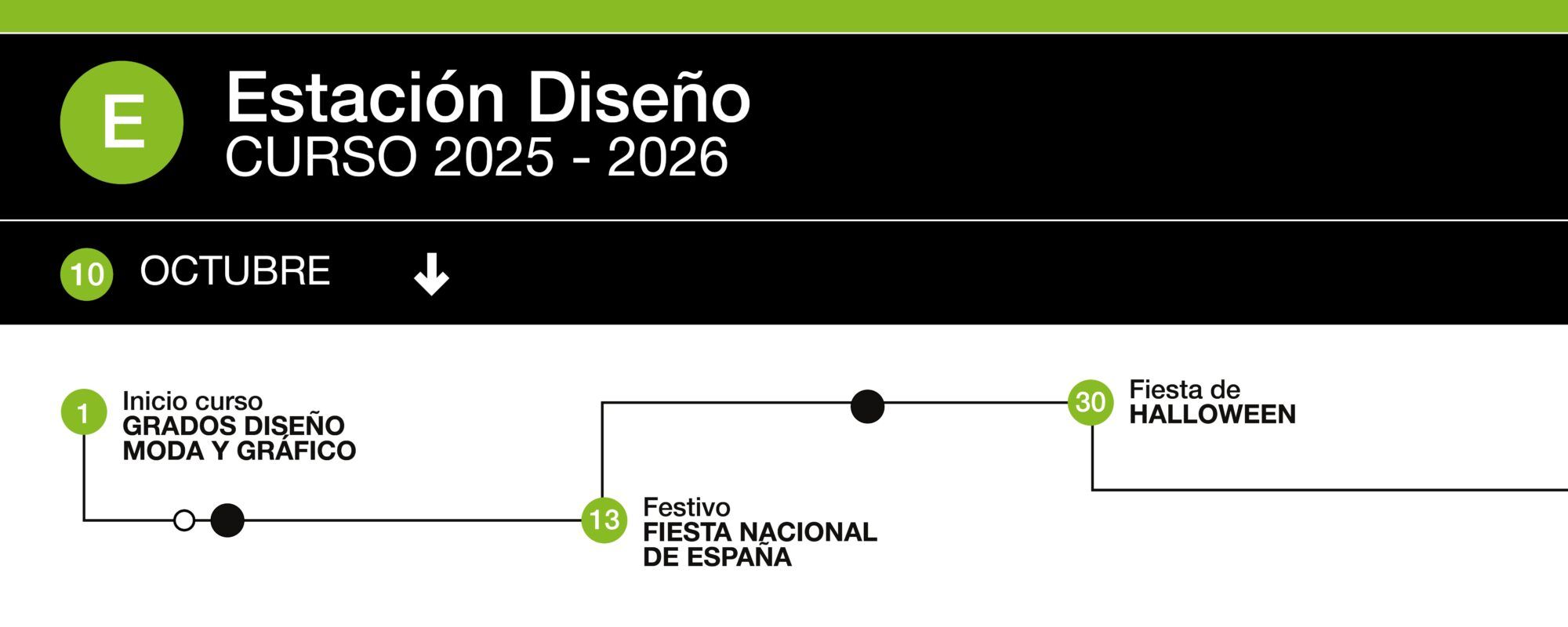Octubre en Estación Diseño: inicio de curso y actividades especiales
