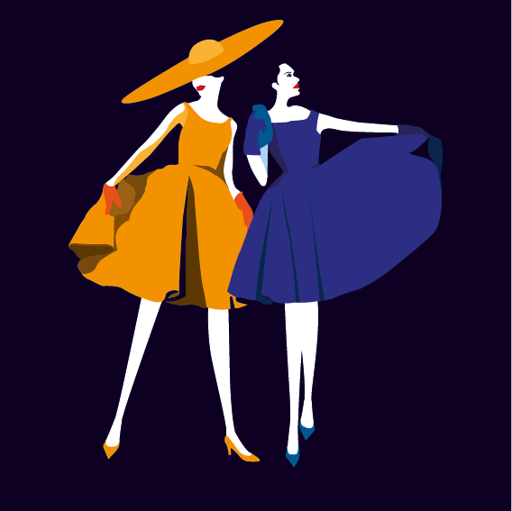 Ilustración de moda