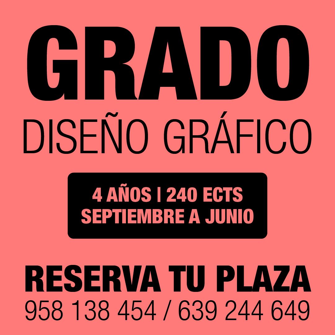 Abierto el plazo de reserva: Grado oficial de Diseño Gráfico