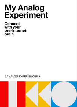 Estación Diseño apuesta por la desconexión digital con el experimento “My Analog Experiment